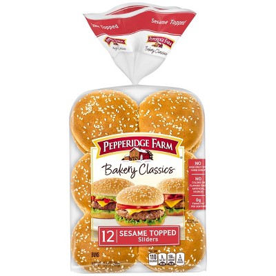 Peperidge Farm Bakery Classics Sesame Slider Buns - 15.5oz/12ct