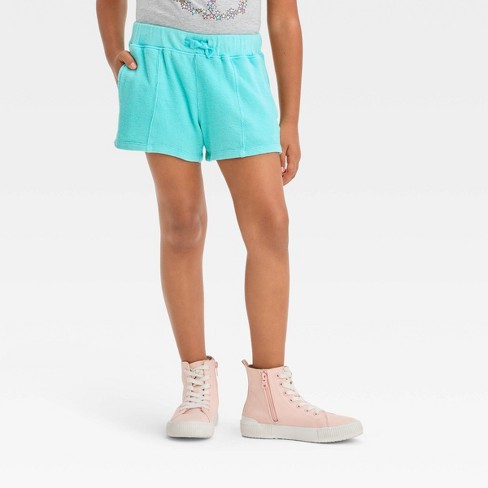 Girls shop turquoise shorts