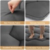 Futon Mattress Sleeping Tatami Mat, Foldable Floor Mattress for Sleeping, Roll Up Portable Floor Bed - 4 of 4