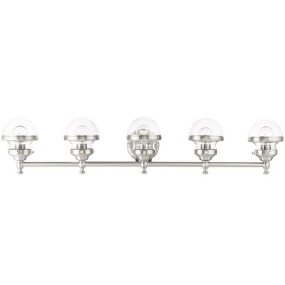 Livex Lighting Oldwick 5 - Light Vanity in  Brushed Nickel