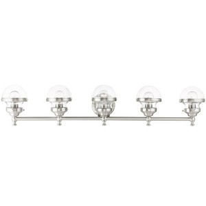 Livex Lighting Oldwick 5 - Light Vanity in  Brushed Nickel - 1 of 1