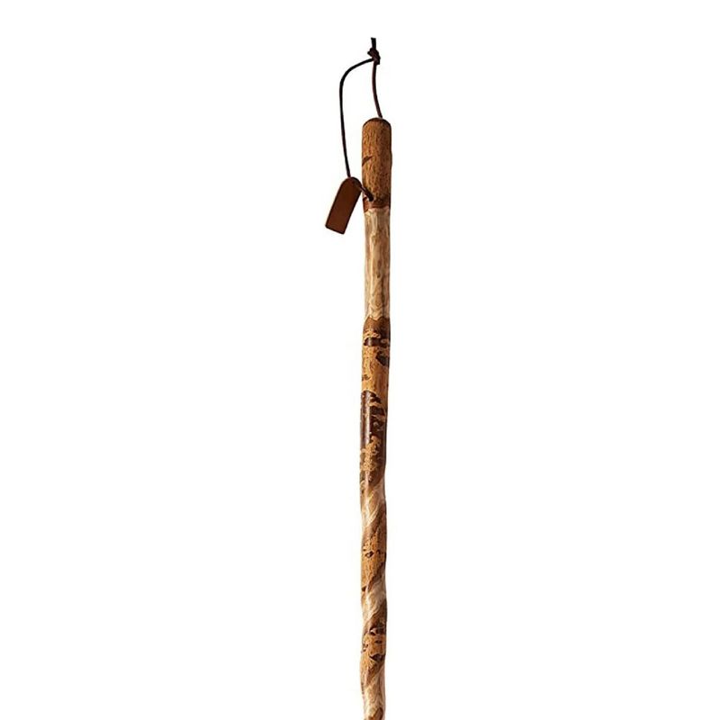 Brazos Twisted American Hardwood Wood Walking Stick 55 Inch Height, 3 of 6