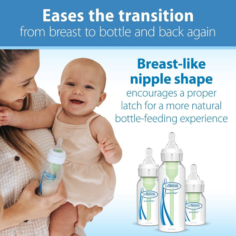 Dr. Brown&#39;s Level 3 Narrow Baby Bottle Silicone Nipple - Medium-Fast Flow - 2pk - 6m+, 5 of 20