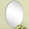 TEHOME Javell Oval Stainless Steel Framed Wall Mounted Bathroom Vanity Mirror - 2 of 4