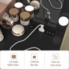 USIKEY 47.2" Large Vanity Desk with Lighted Mirror, 14 Lights, Makeup Vanity Table with 5 Large Drawers & Charging Station for Bedroom - 2 of 4