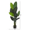 Nearly Natural 58-in Traveler's Palm Artificial tree - 2 of 4