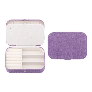 REGALWOVEN Women's Portable Compact Waterproof Elegant Jewelry Box - 1 of 4
