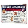 MLB Washington Nationals Baseball Concession Metal Sign Panel - 2 of 4