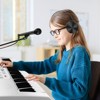 Infans 61-Key Electric Piano Portable Digital Keyboard w/Lighted Key Music Stand - 3 of 4