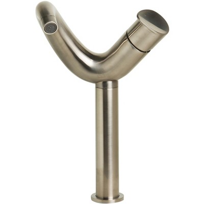 ALFI  AB1570-BN Tall Wave Brushed Nickel Single Lever Bathroom Faucet