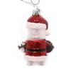 Noble Gems 3.75 In Marshmallow Santa Ornameent Cocoa Tree Ornaments - 2 of 2