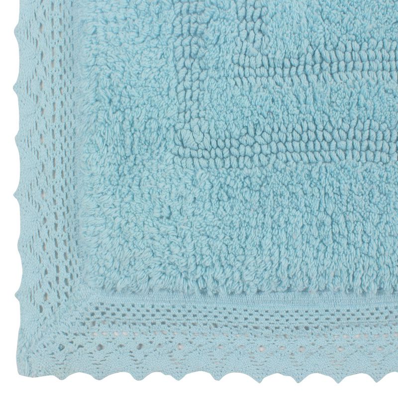 Opulent Collection Cotton Reversible Tufted Bath Rug - Home Weavers, 3 of 5
