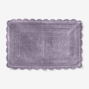 BrylaneHome Rectangular Crochet Bath Mat - 1 of 2