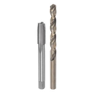Unique Bargains Cobalt High Speed Steel Straight Flute Twist Drill Bit Tap and Bit Set - 1 of 3