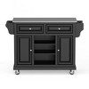 Glenwillow Home Kitchen Cart with Locking Casters - 3 of 4