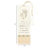 Dicksons No Foot so Small Cream 6 x 2 Inch Keepsake Tassels Bookmarks Pack of 12 - 3 of 4