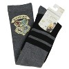 Harry Potter Socks Women's Glitter Hogwarts Crest Embroidered Patch Knee High Socks - 4 of 4
