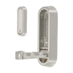 Unique Bargains 90° Foldable Coat Hook Invisible Perforated Fixed Wall - 1 of 4