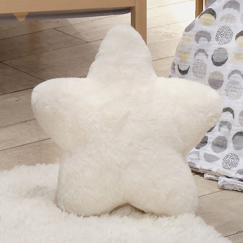 Lambs & Ivy Star Pillow Plush - Ultra Soft Creamy White, 5 of 6