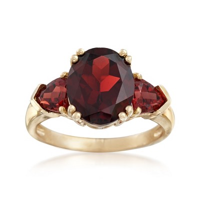 Ross-Simons 5.20 ct. t.w. Garnet Ring in 14kt Yellow Gold