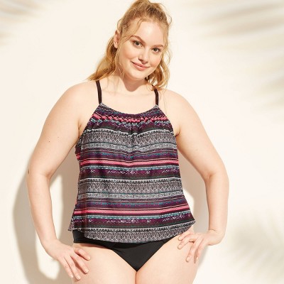 plus size racerback swimsuit