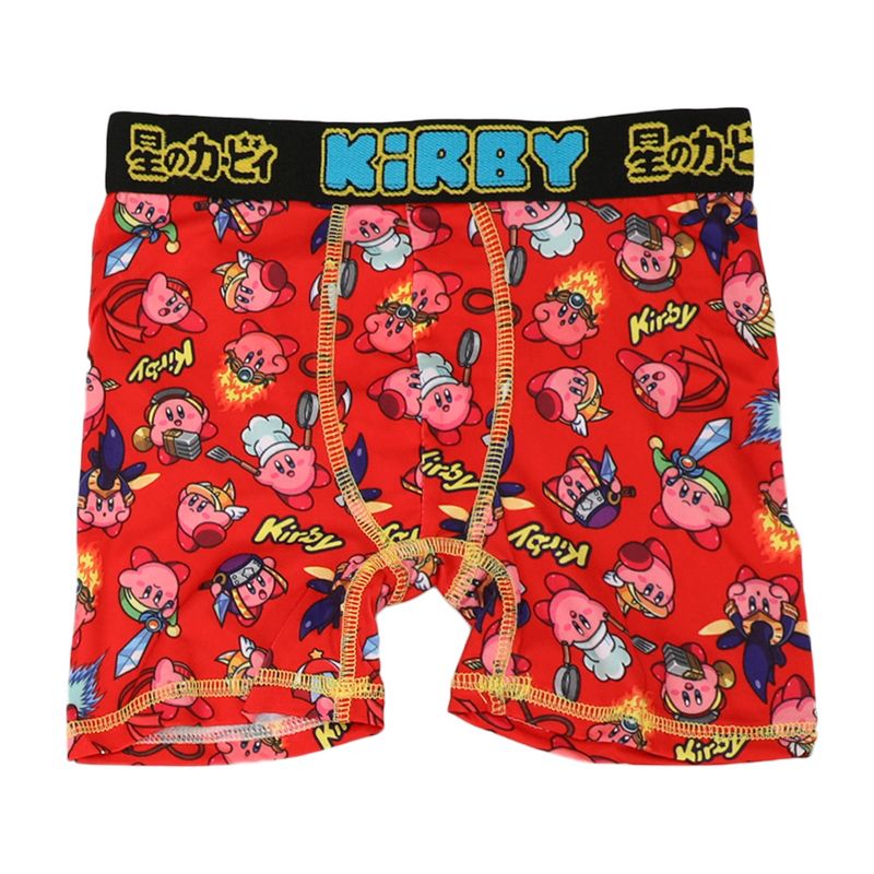 Kirby Characters & Power Ups 4-Pack Boy's Boxer Briefs, 4 of 5