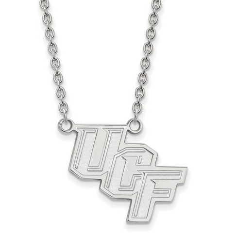 Black Bow Jewelry Sterling Silver Central Florida Knights NCAA Necklace 18 Inch - image 1 of 4