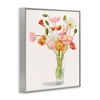 Stupell Industries Vivid Poppies Glass Floral Bouquet Arrangement Framed Giclee Art, Gray, 11" x 14" - 2 of 4