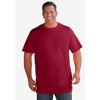 KingSize Shrink-Less Lightweight Longer-Length Crewneck Pocket T-Shirt - 4 of 4