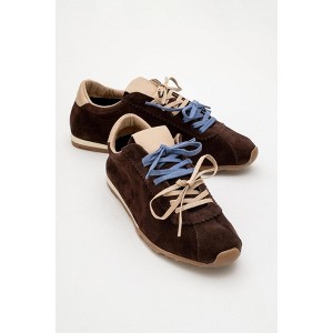 Crea - Dark Brown Leather Sneakers (Women) | Forever & Always Shoes - 1 of 4