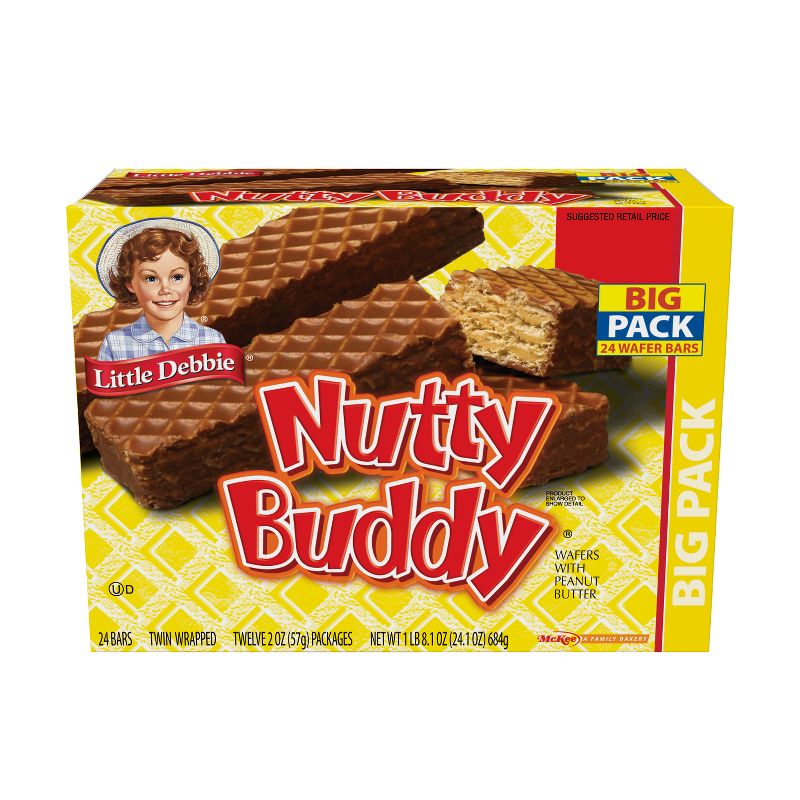 Little Debbie Extra Peanut Butter Nutty Bar - 25.2oz / 24ct, 3 of 6