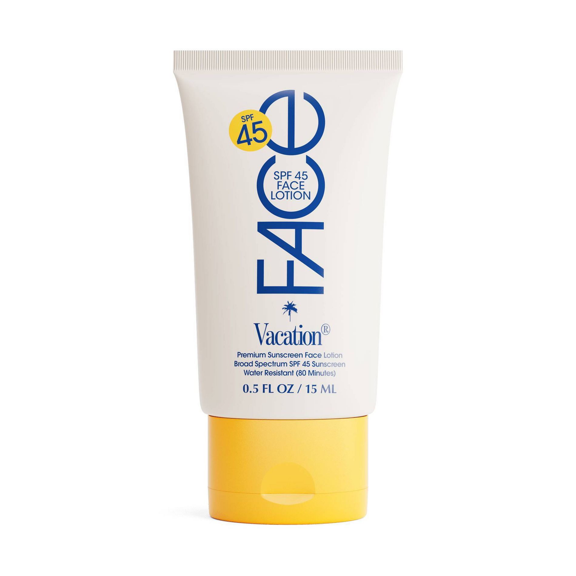 Vacation Sunscreen Classic Face Lotion - SPF 45 - 0.5 fl oz