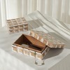 Aria Rectangle Decor Box (Set of 2) - RDC5003 - Antique Ivory/Natural Brown - Safavieh - 2 of 4