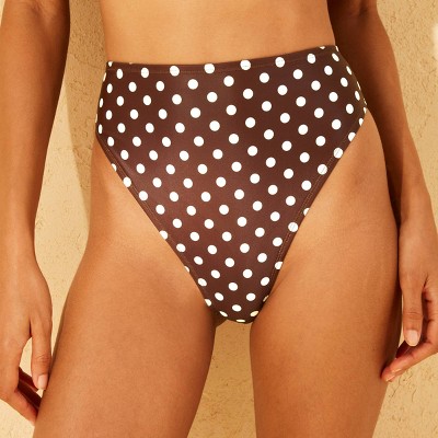 Women's High Waist Extra Cheeky Extra High Leg Bikini Bottom - Wild Fable™