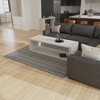 Royal Hampton Minimalist Open Frame in Rustic Mango Wood Coffee Table, 58 Inch - 2 of 4