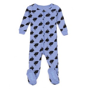 Leveret Footed Cotton Pajamas - 1 of 4