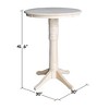 International Concepts 30" Round Top Pedestal Table - 41.9"H - 2 of 4