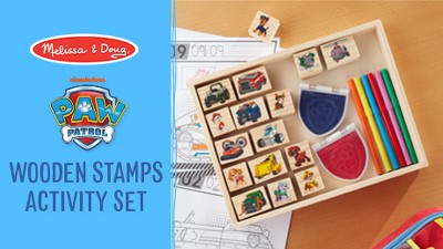 Melissa & Doug Paw Patrol Wooden Stamps Activity Set