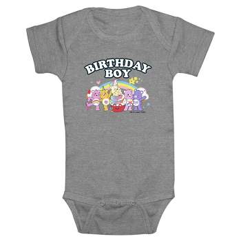 Infant's Care Bears Birthday Boy Cupcake Group Onesie
