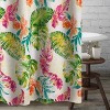 Greenland Home Fashions 2104ASHW Tropics Bath Shower Curtain - 2 of 3