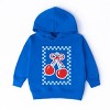 The Juniper Shop Patriotic Cherries Checkered Toddler Hoodie - 2 of 4