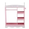 star-printed MDF, spray-painted, 1 mirror, 3-tier shelf, 1 clothes rod, children's wardrobe - 4 of 4