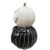 Seasons 12-inch The Nightmare Before Christmas Jack Skellington Light Up Stacked Pumpkin - 2 of 4
