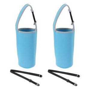 Unique Bargains Reusable Neoprene Insulated Waterproof Coffee Tumbler Carrier Holder 2 Pcs - 1 of 4