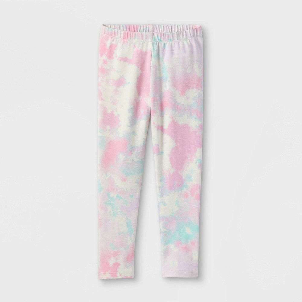 Toddler Girls' Tie-Dye Leggings - Cat & Jack Pink 3T