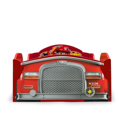 Paw Patrol Adventure Toddler Wooden Bed Frame with Guardrails
