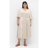 CITY CHIC | Women's Plus Size  Dahlia Dress - natural - 18W - 2 of 4