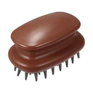 Unique Bargains Portable Shampoo Massage Hair Brush 3.94''x2.95'' 1 Pc - 1 of 4