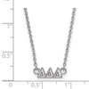 Black Bow Jewelry Sterling Silver Delta Delta Delta Greek Life Necklace 18 Inch - 3 of 4
