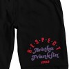 Aretha Franklin R.E.S.P.E.C.T. Men's Black Sleep Pajama Shorts - image 2 of 4